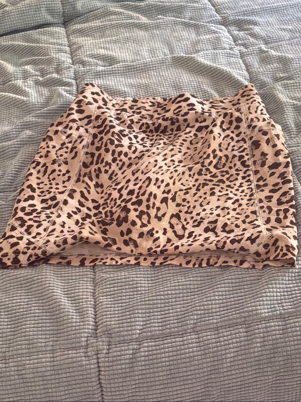 ♥️Chico's Leopard-Print skort in Tan and Brown Chicos sz 00 reg 2/4